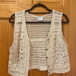Boho Crochet Vest